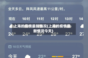 上海的疫情最新情况(上海的疫情最新情况今天)