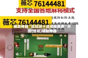 辅助神器“旺旺拼十透视挂免费”开挂(透视)辅助神器