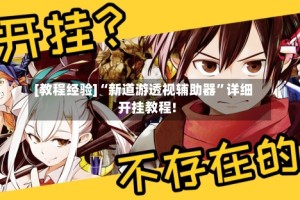 [教程经验]“新道游透视辅助器”详细开挂教程!