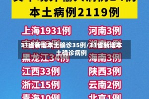 31省新增本土确诊35例/31省新增本土确诊病例