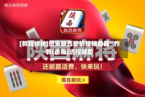 [教程经验]微乐陕西挖坑挂辅助器”作弊(透视)透视辅助