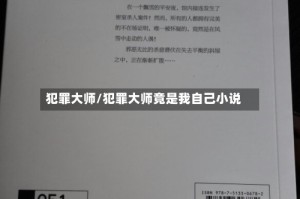 犯罪大师/犯罪大师竟是我自己小说
