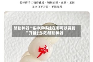 辅助神器“雀神麻将挂在哪可以买到”开挂(透视)辅助神器