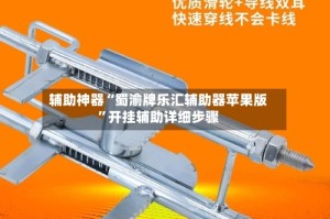 辅助神器“蜀渝牌乐汇辅助器苹果版”开挂辅助详细步骤