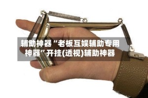 辅助神器“老板互娱辅助专用神器”开挂(透视)辅助神器