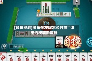 [教程经验]微乐亲友房怎么开挂”详细透视辅助教程