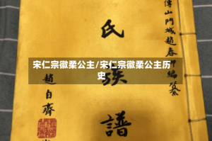 宋仁宗徽柔公主/宋仁宗徽柔公主历史