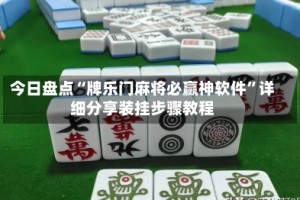 今日盘点“牌乐门麻将必赢神软件”详细分享装挂步骤教程