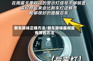 新车除味正确方法/新车除味最彻底有效的方法