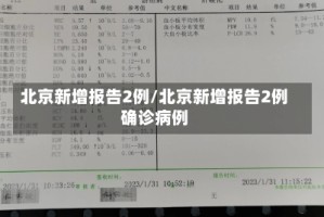 北京新增报告2例/北京新增报告2例确诊病例