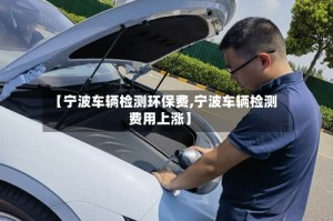 【宁波车辆检测环保费,宁波车辆检测费用上涨】