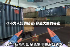 cf不为人知的秘密/穿越火线的秘密