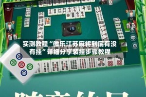 实测教程“微乐江苏麻将到底有没有挂”详细分享装挂步骤教程