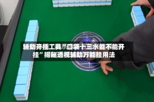 辅助开挂工具“口袋十三水能不能开挂”揭秘透视辅助万能挂用法