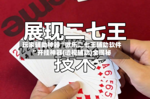 玩家辅助神器“微乐二七王辅助软件”开挂神器{透视辅助}全揭秘