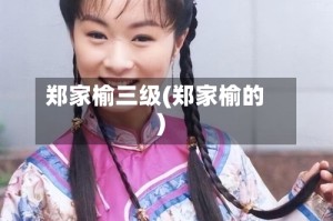 郑家榆三级(郑家榆的)