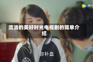 流淌的美好时光电视剧的简单介绍