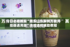 今日必看教程“微乐山东麻将万能开挂器通用版”详细透视辅助教程