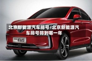 北京新能源汽车排号/北京新能源汽车排号排到哪一年