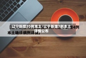 辽宁新增20例本土/辽宁新增7例本土详情公布