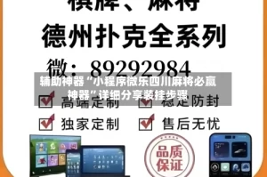 辅助神器“小程序微乐四川麻将必赢神器”详细分享装挂步骤
