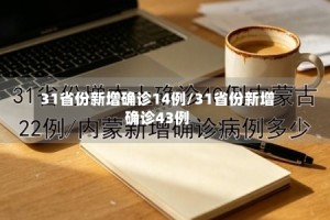 31省份新增确诊14例/31省份新增确诊43例