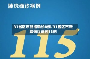 31省区市新增确诊8例/31省区市新增确诊病例13例