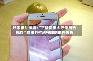玩家辅助神器:“正版鸿狐大厅免费透视挂”详细外挂透视辅助软件教程