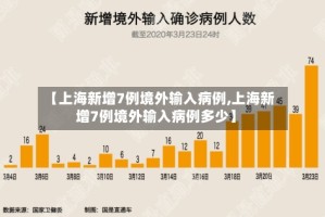 【上海新增7例境外输入病例,上海新增7例境外输入病例多少】