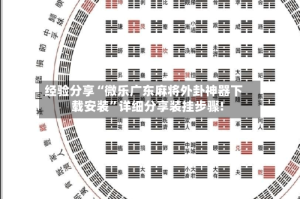 经验分享“微乐广东麻将外卦神器下载安装”详细分享装挂步骤!