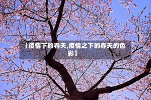 【疫情下的春天,疫情之下的春天的色彩】