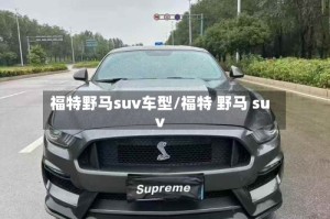 福特野马suv车型/福特 野马 suv