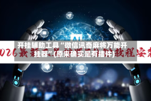 开挂辅助工具“微信讯奇麻将万能开挂器”(原来确实是有插件)