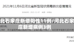 河北石家庄新增阳性11例/河北石家庄新增病例3例