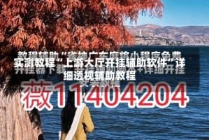 实测教程“上游大厅开挂辅助软件”详细透视辅助教程