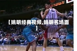 【姚明经典视频,姚明名场面】