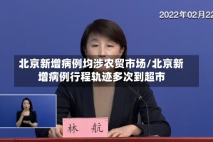 北京新增病例均涉农贸市场/北京新增病例行程轨迹多次到超市
