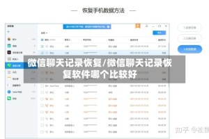 微信聊天记录恢复/微信聊天记录恢复软件哪个比较好