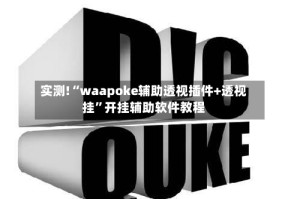 实测!“waapoke辅助透视插件+透视挂”开挂辅助软件教程