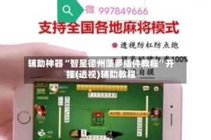 辅助神器“智星德州菠萝插件教程”开挂(透视)辅助教程