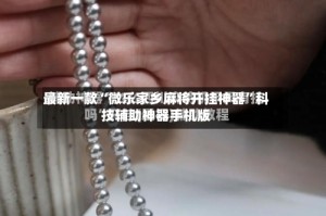 最新一款“微乐家乡麻将开挂神器”科技辅助神器手机版