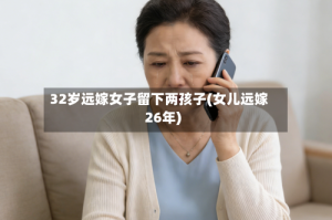 32岁远嫁女子留下两孩子(女儿远嫁26年)
