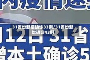 31省份新增确诊33例/31省份新增确诊43例