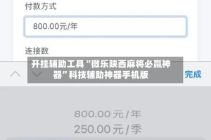 开挂辅助工具“微乐陕西麻将必赢神器”科技辅助神器手机版