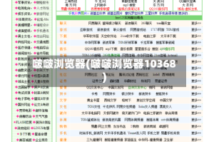 啵啵浏览器(啵啵浏览器10368)