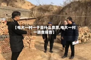 【电大一村一于是什么意思,电大一村一调查报告】