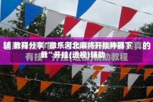 教程分享“微乐河北麻将开挂神器下载”开挂(透视)辅助