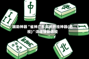 辅助神器“雀神广东麻将开挂神器(透视)”详细辅助透视