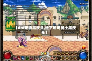 【dnf宠物黑炭头,地下城与勇士黑炭头】
