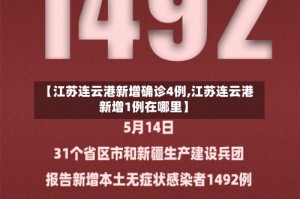 【江苏连云港新增确诊4例,江苏连云港新增1例在哪里】